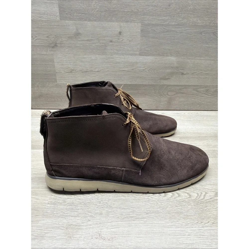 UGG Freamon Waterproof Chukka Boot Brown Suede (US Men's Size 15 EU 49.5) NICE